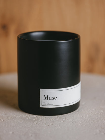 Muse - Luxury Scented Soy Wax Candle - 12.5 oz