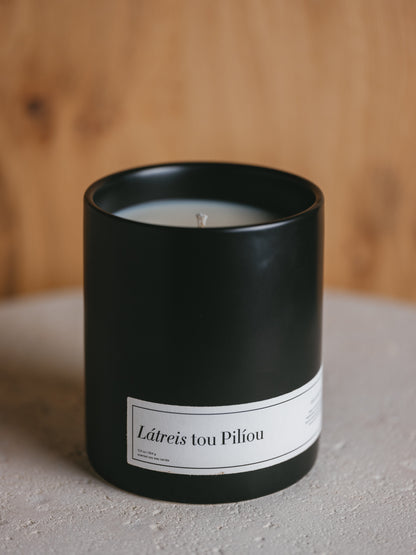 Látreis tou Pilíou - Luxury Scented Soy Wax Candle - 12.5 oz