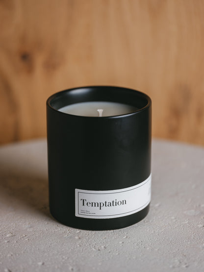 Temptation - Luxury Scented Soy Wax Candle - 12.5 oz